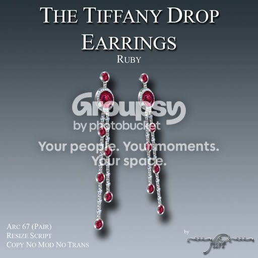 Tiffany Drop Earrings in Ruby Photobucket