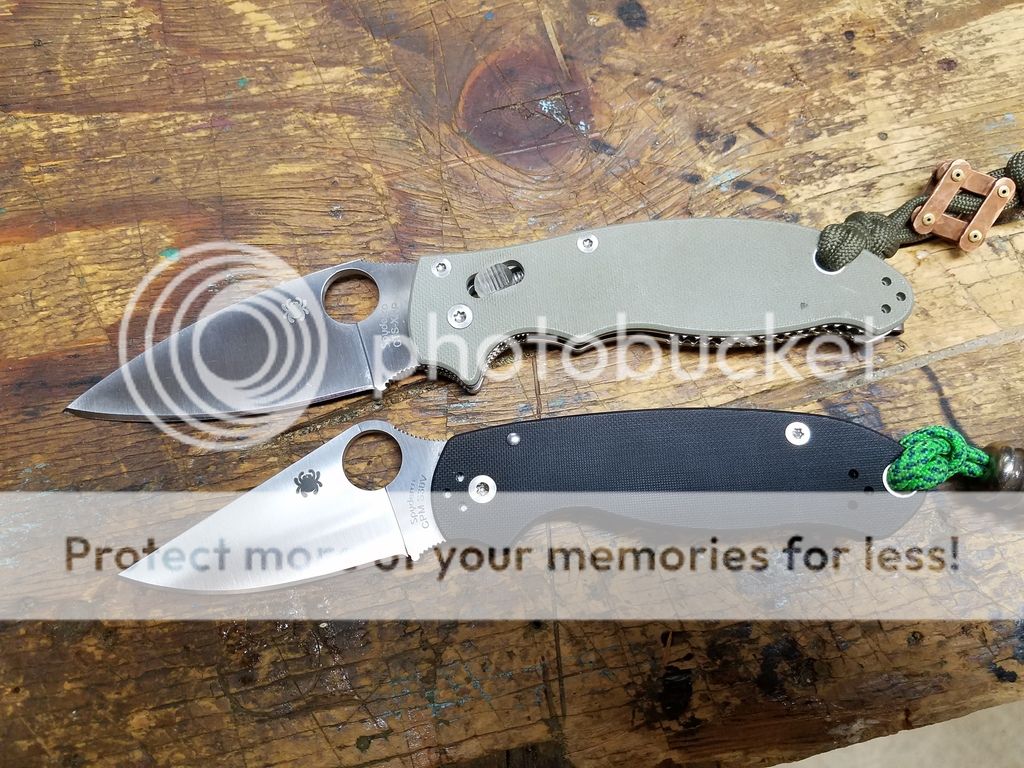Para 3 vs manix 2 comparison Spyderco Forums