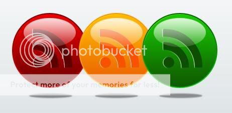 Glossy balls RSS Feed Icons
