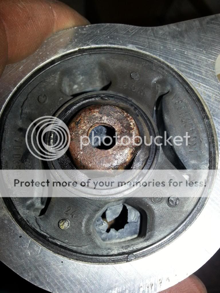 06 Jetta TDI suspension Creaking noise/silicone grease in contol arm